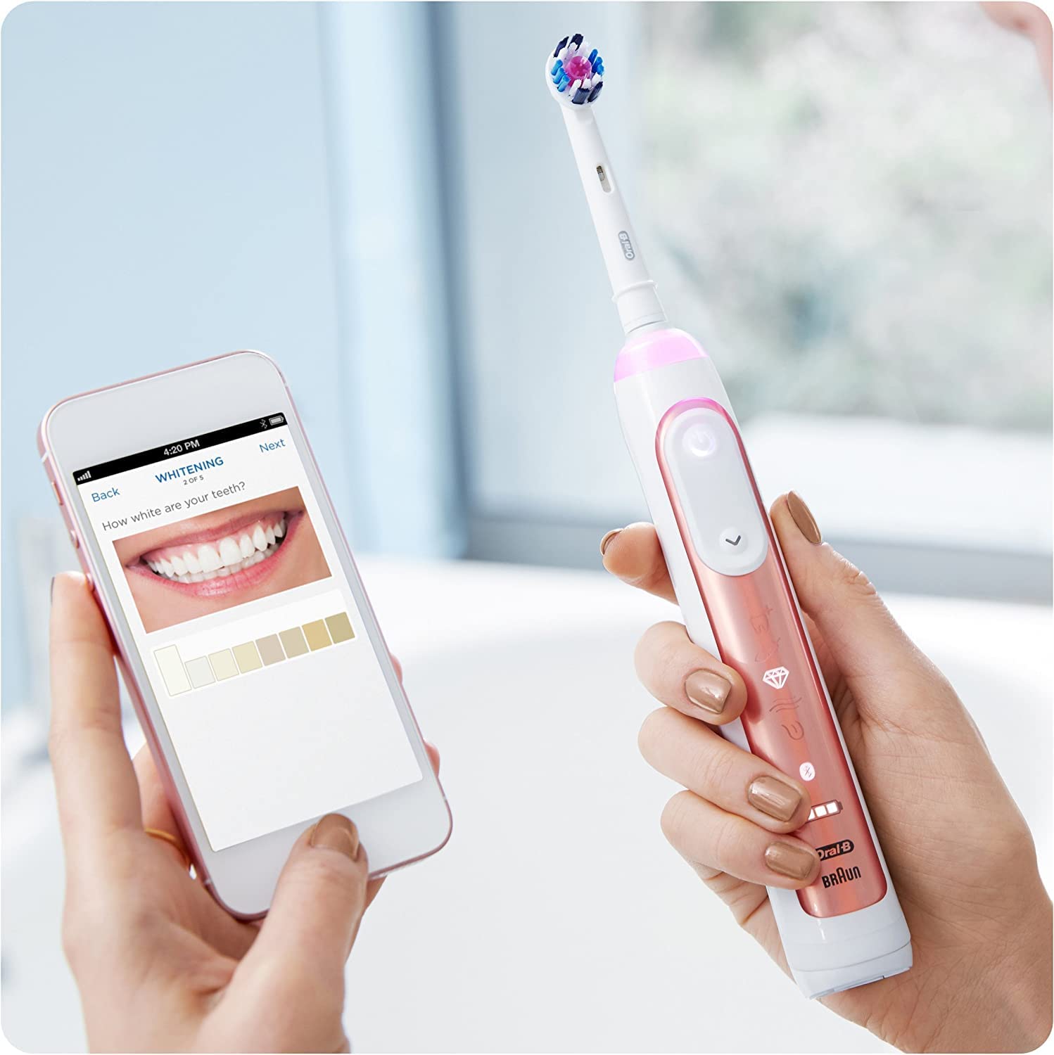 Oral-B Genius 9000 Electric Toothbrush Rechargeable Powered by